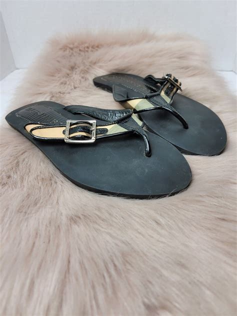 burberry prorsum velvet sandals|burberry flip flops for women.